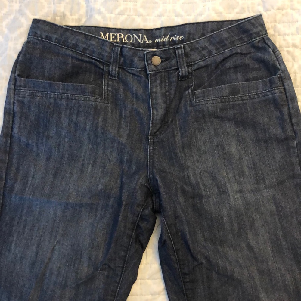 Dark Wash Capri Jeans